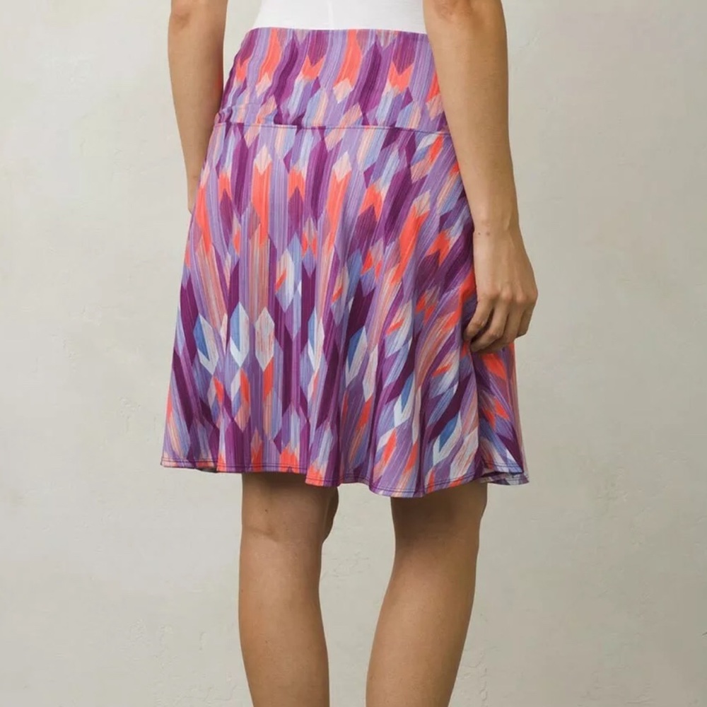 Prana Taj A-line printed skirt colorful size XS
